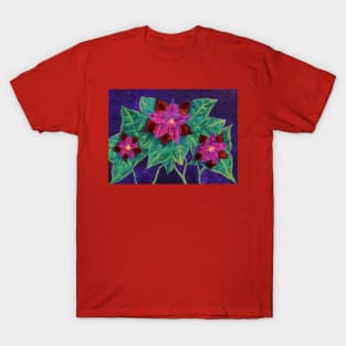 Poinsettias Three T-Shirt